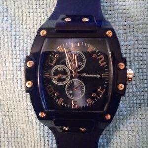 Tonneau pointer quartz wacth cool candy color analog silicone wristwatch